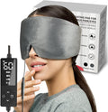 Heated Eye Mask Extra Large for Dry Eyes & Sinus Relief - fast warm