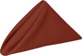 Ultimate Textile Cloth Napkins 17x17in Bulk Set - Burnt Orange