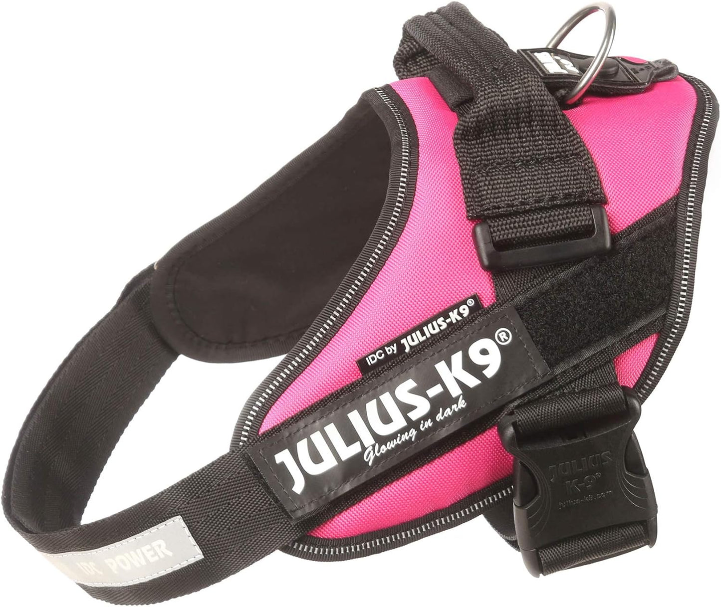 Julius-K9 IDC Powerharness Dog Harness in Dark Pink Size 0