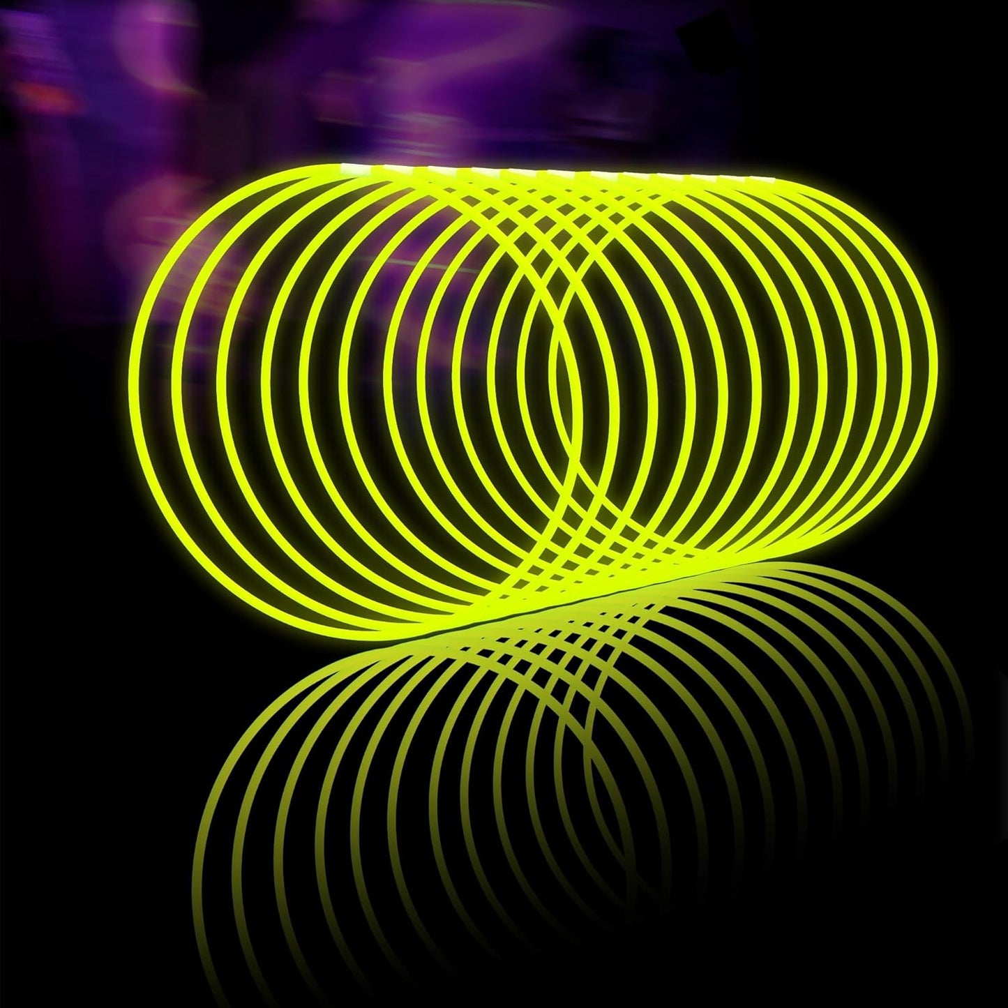 Glow Fever Glow Sticks Bulk 100ct 22in Neon Necklaces for Parties