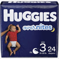 HUGGIES OverNites Diapers Size 3 - Overnight Protection for Sleep