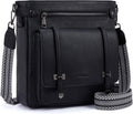 Multi Pocket Crossbody Bags for Women in Soft Vegan Leather