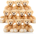 MaoGoLan Bulk Teddy Bear Baby Shower 10-Pack - Soft 13.5in Plush