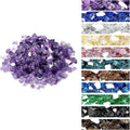 10 Pounds Fire Glass 1/2 in Reflective Purple - Fire Pit Upgrade