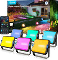 Govee Outdoor Flood Lights 6 Pack - RGBIC Landscape Lighting