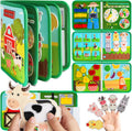 Montessori Farm Busy Book - Educational Sensory Toy