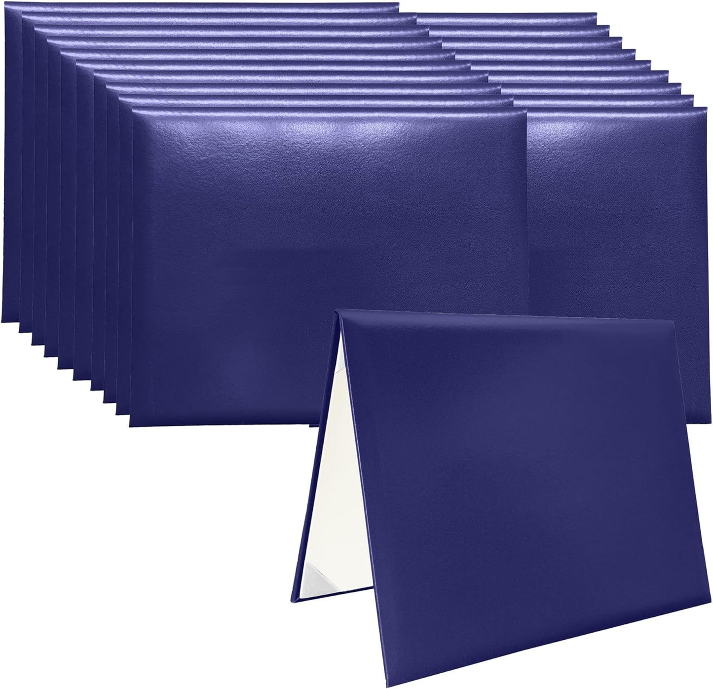 20 PCS Smooth Diploma Certificate Covers for Graduation Events