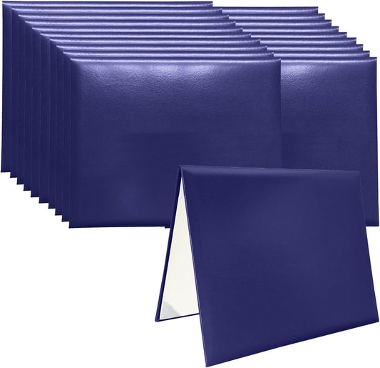 20 PCS Smooth Diploma Certificate Covers for Graduation Events