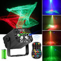 DJ Disco Party Lights Battery Powered - 3-IN-1 Nebula, Laser & LED