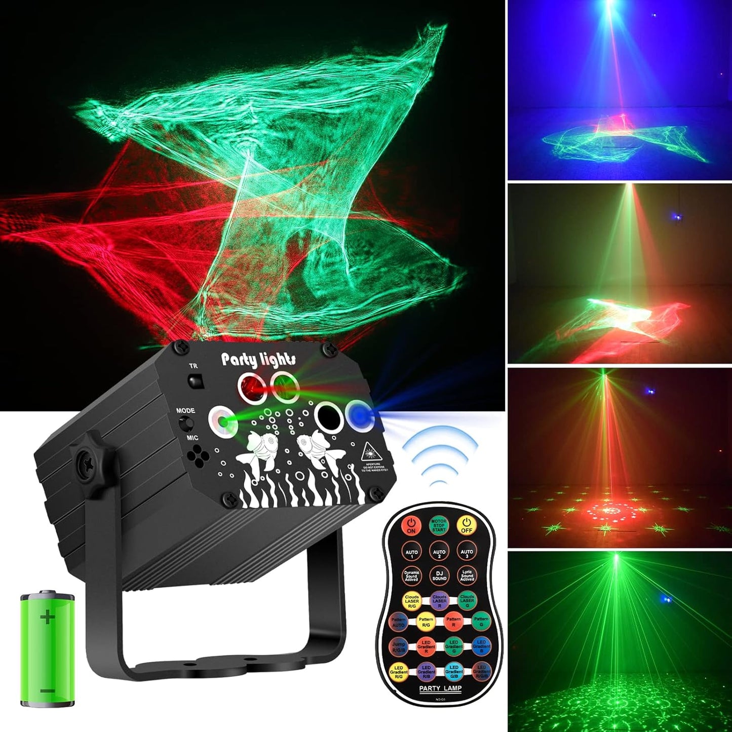 DJ Disco Party Lights with Remote Control for Ultimate Fun