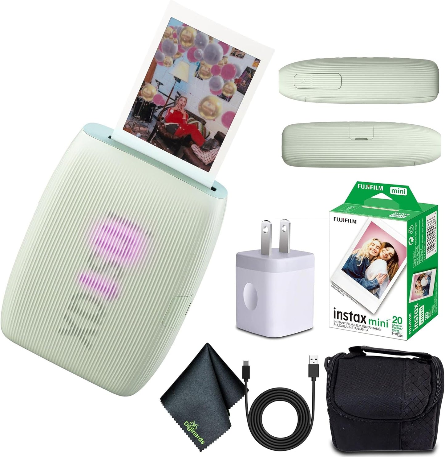 Fujifilm INSTAX MINI LINK 3 Smartphone Printer with Travel Bag