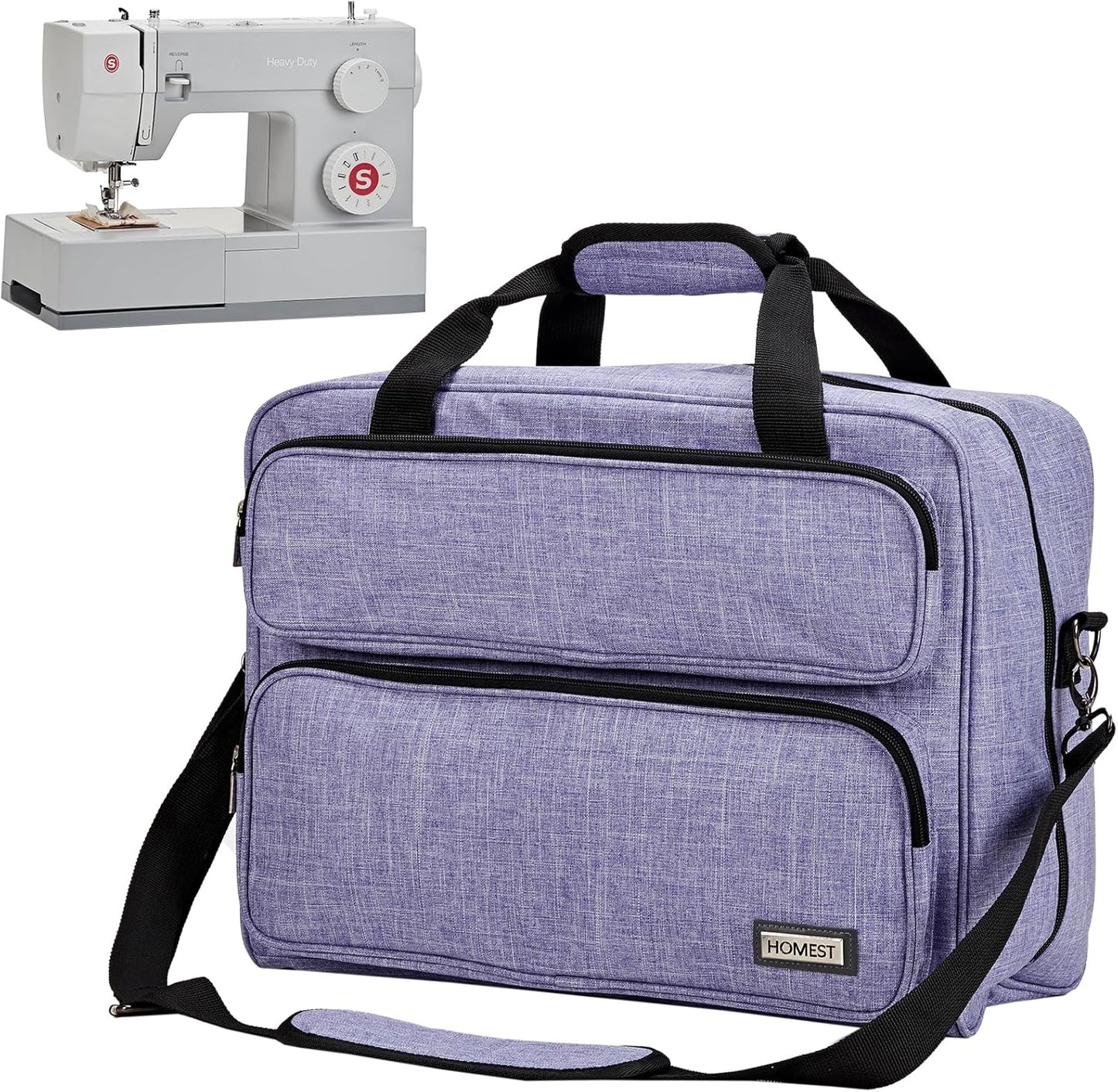 HOMEST Sewing Machine Carrying Case for Safe Travel and Storage