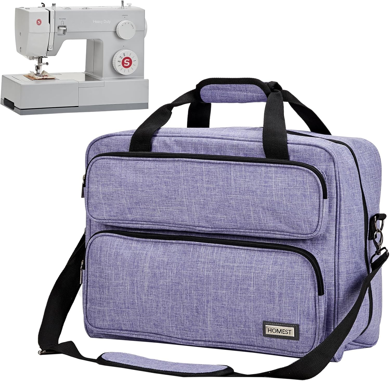 HOMEST Sewing Machine Carrying Case for Safe Travel and Storage
