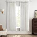 Pinch Pleat Linen Curtains 72 in 2 Panels - Semi Sheer Privacy