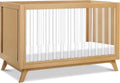 DaVinci Otto 3-in-1 Convertible Crib in Honey - Mid-Century Modern