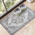 Absorbent Dog Food Mats for Floors - Quick Dry Pet Supplies