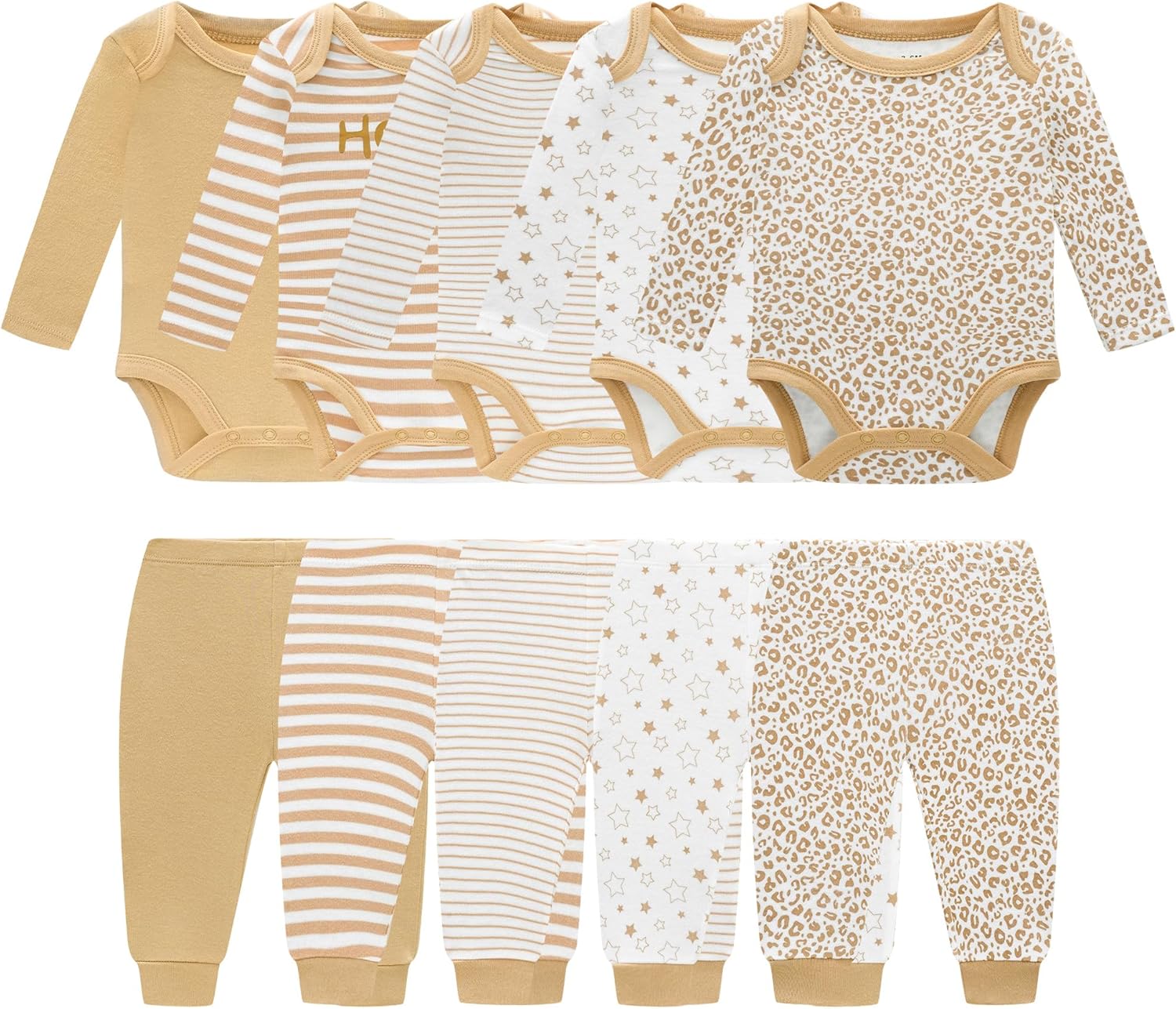 Baby Newborn Layette 10-Piece Clothing Set for Boys and Girls