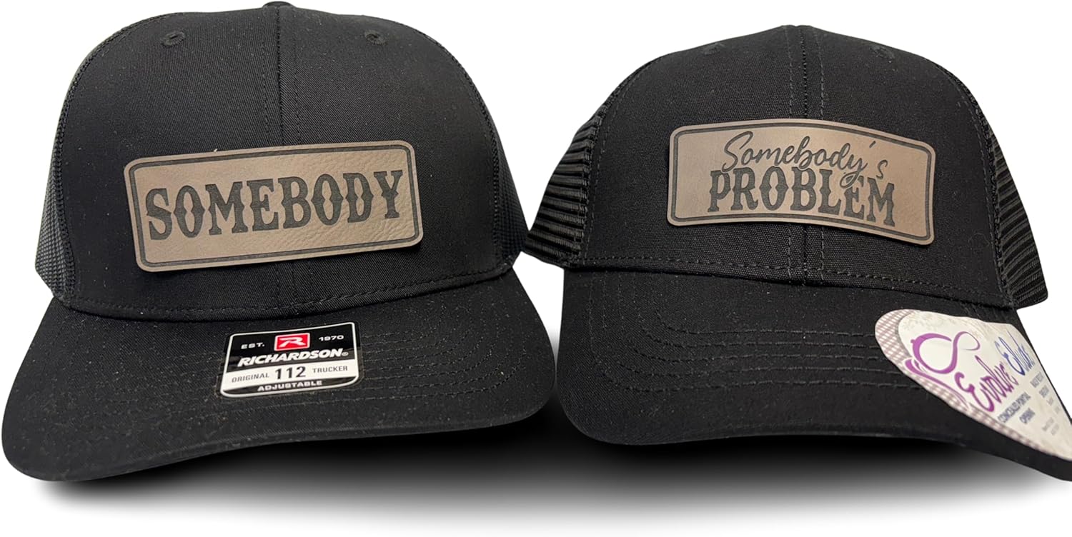 Somebody's Problem Vintage Trucker Hats for Men & Women - 2 Pack