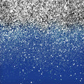 10x10ft Blue and Silver Bokeh Backdrop - Vibrant Photography