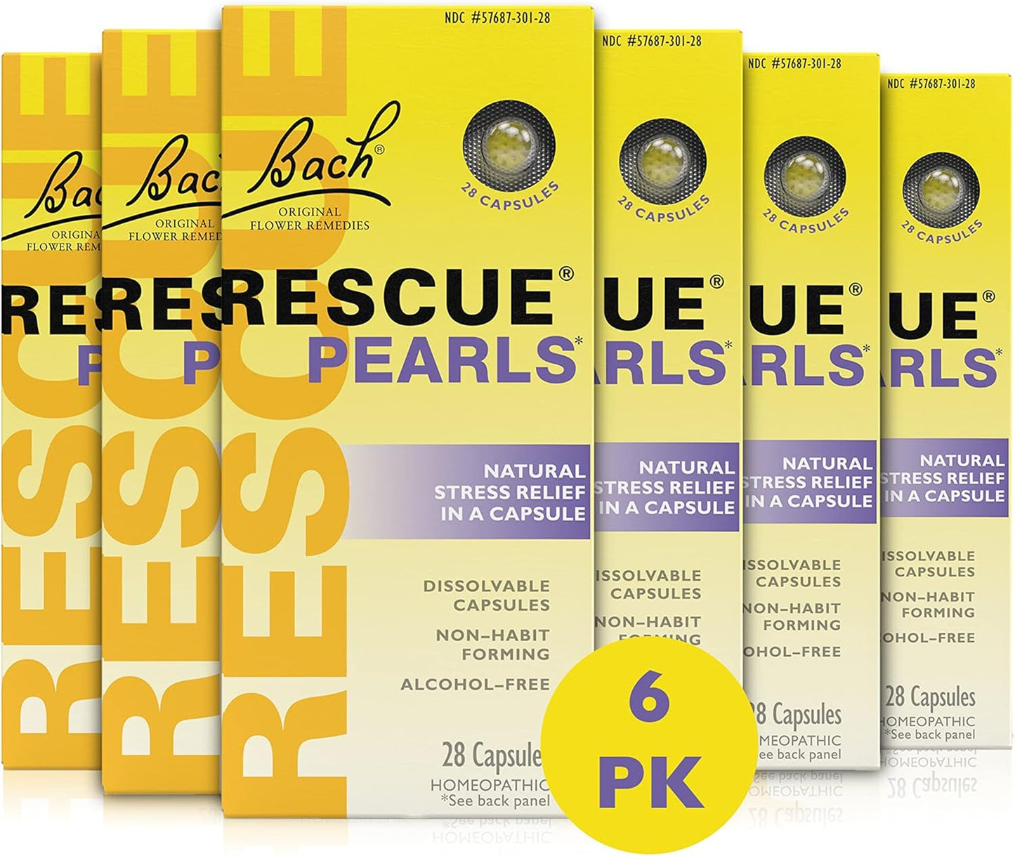Bach RESCUE PEARLS for Natural Stress Relief and Calmness