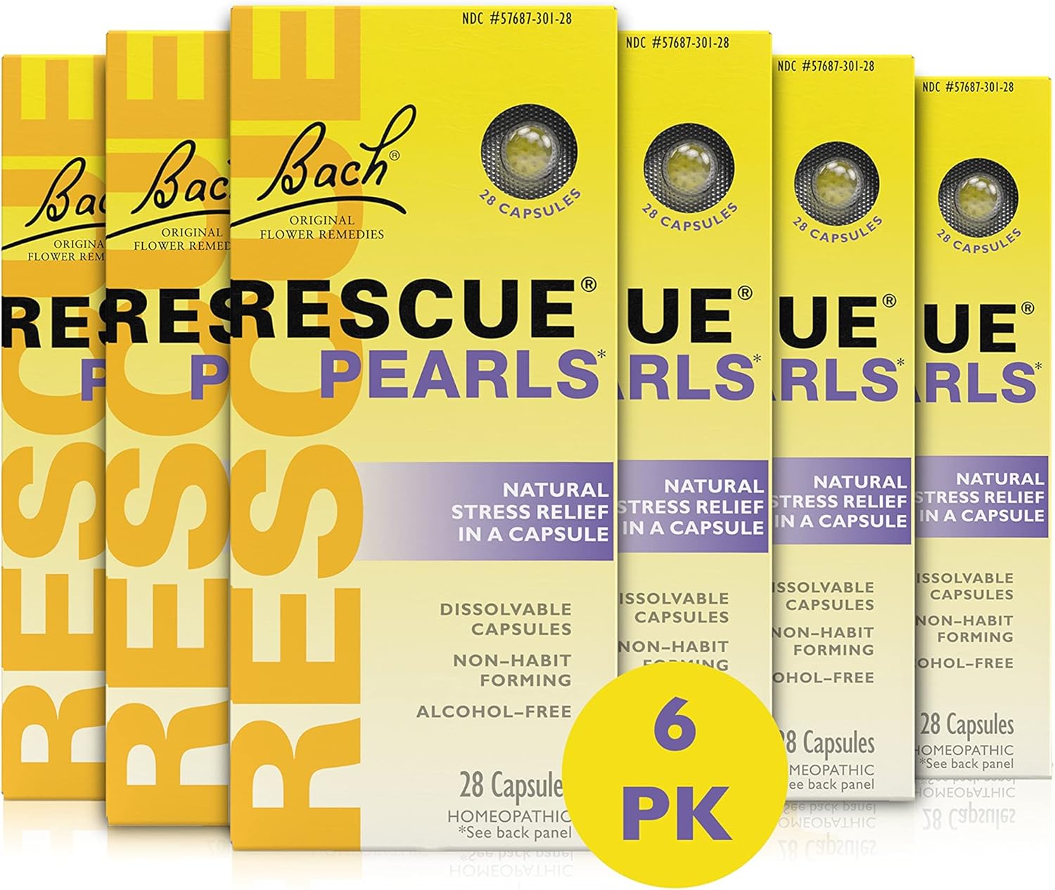 Bach RESCUE PEARLS for Natural Stress Relief and Calmness