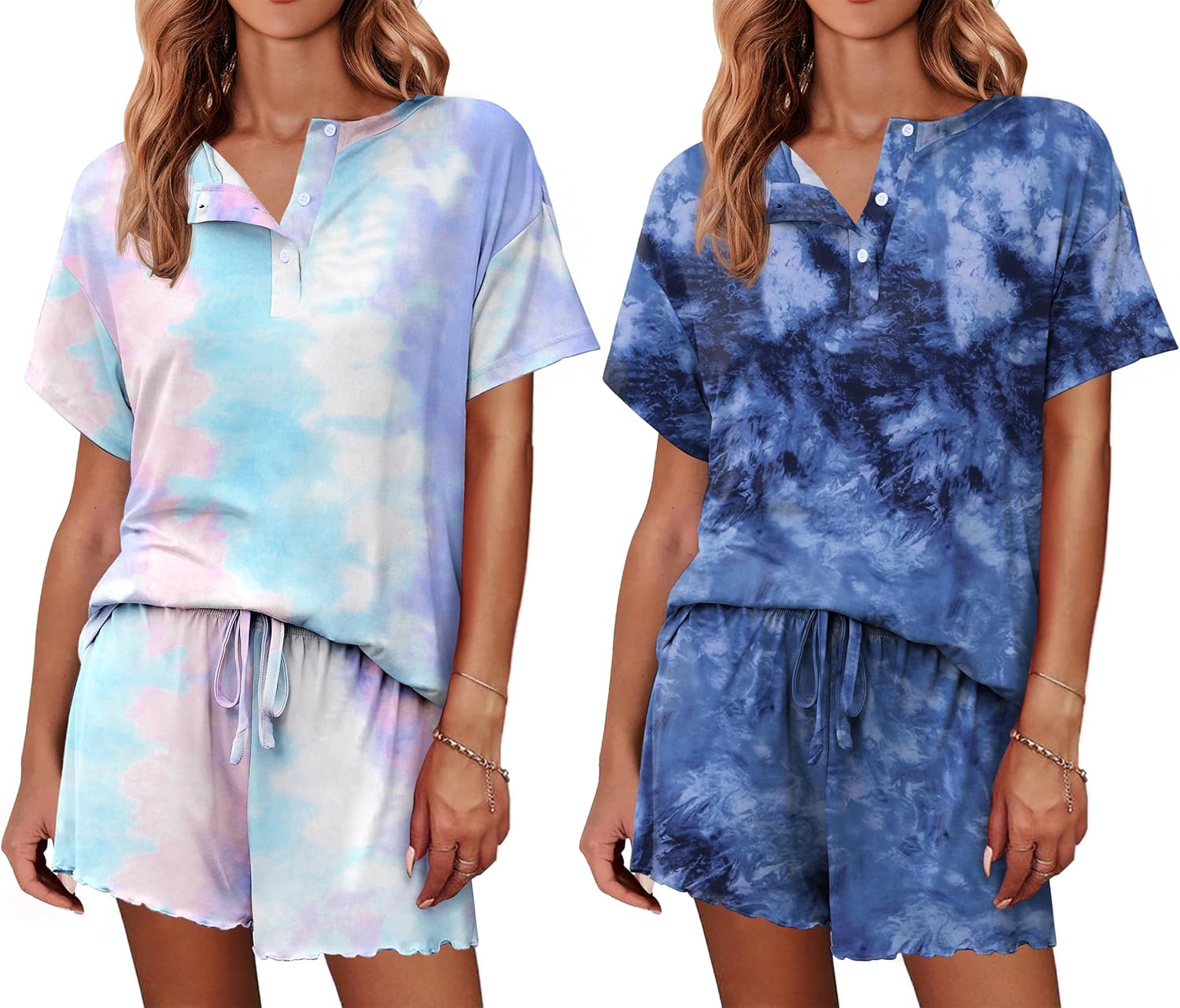 Ekouaer 2 Pack Womens Pajama Sets for Ultimate Comfort