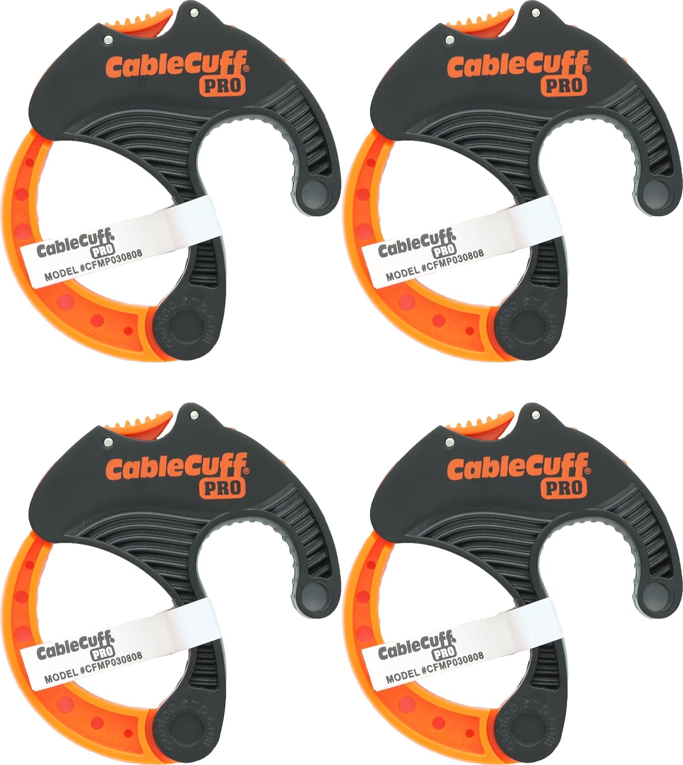Adjustable Cable Cuff PRO 4-Pack - Organize with Ease!