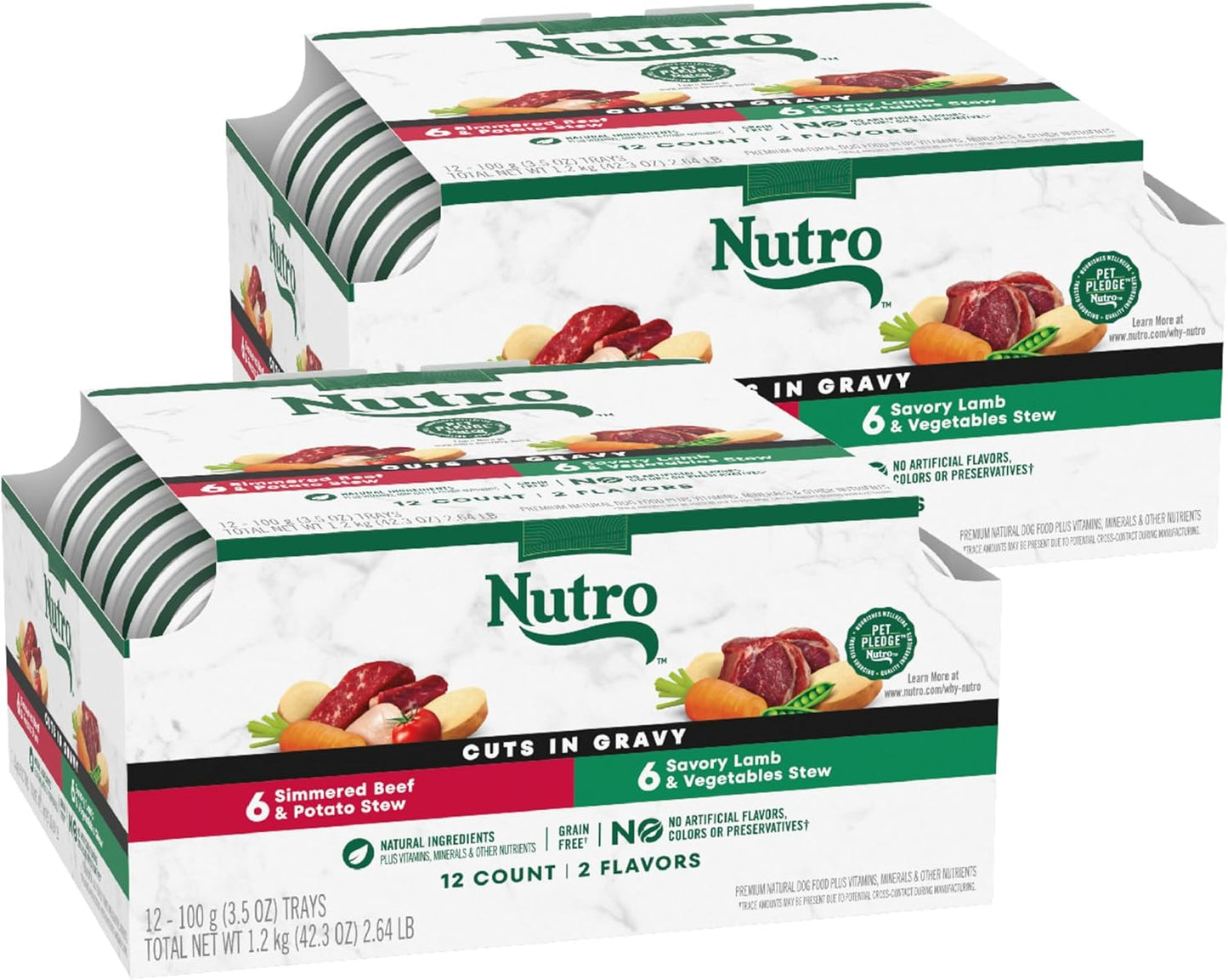 Nutro Natural Choice Cuts in Gravy Wet Dog Food Variety Pack