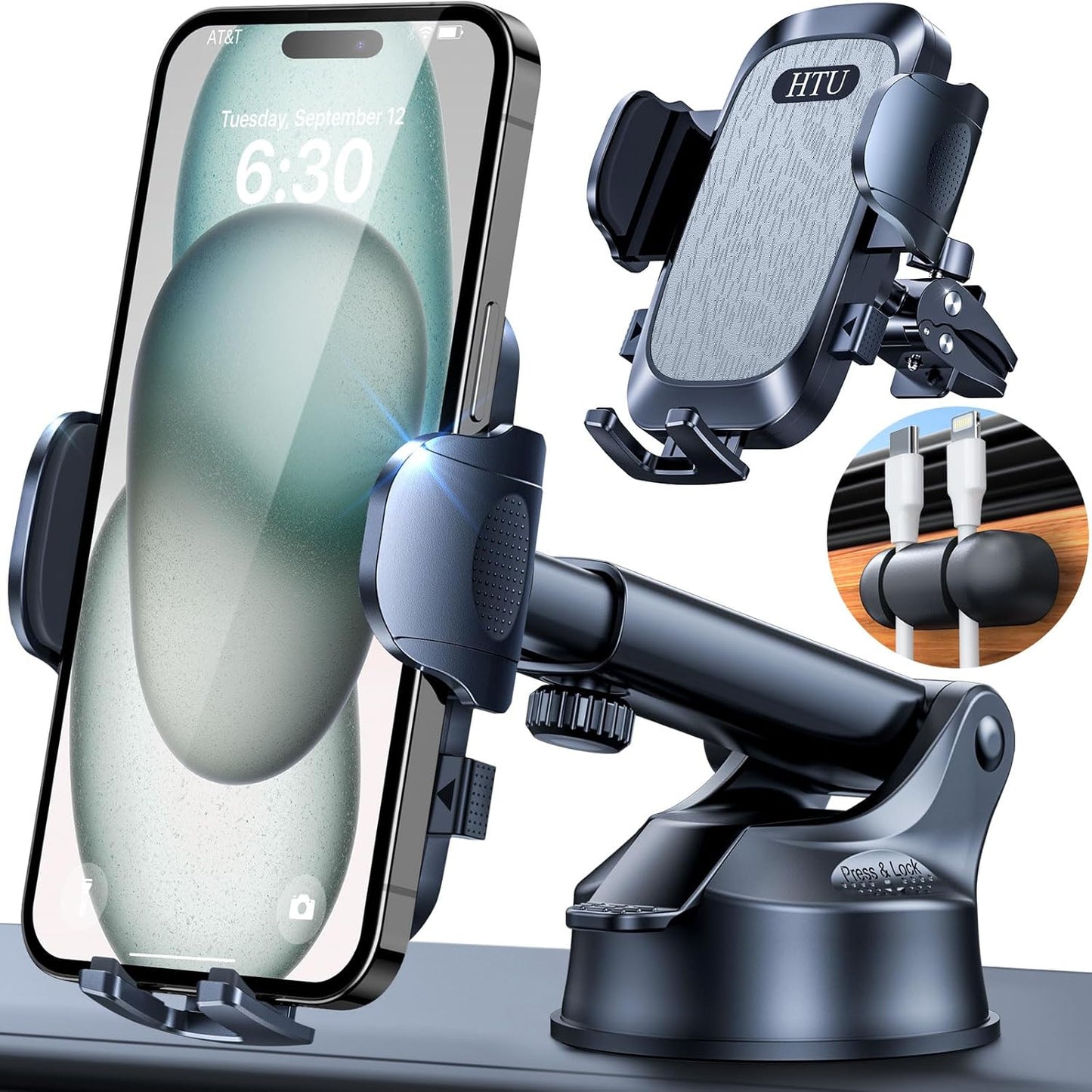 98LBS Strongest Suction Car Phone Mount for Safe Driving