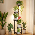 Plant Stand with Grow Light - Compact 4-Tier Corner Shelf