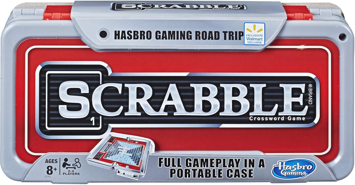 Hasbro Road Trip Scrabble - Travel-Friendly Word Game
