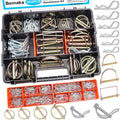 202Pcs Hitch Pins Clip Pins Assortment Kit - Heavy Duty Trailer Pins