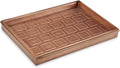 Small Boot Tray Squares - 20 in Copper Finish Entry Tray