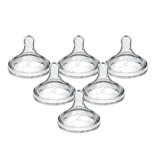Dr. Brown's Level 2 Silicone Nipple: Natural Flow for Medium-Flow Feeding