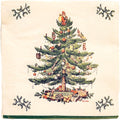 Spode Christmas Tree Cocktail Napkins - Festive 40ct