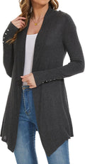 Spicy Sandia Women's Mid-Length Lightweight Knit Cardigan - Versatile
