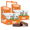 Moo Chocolates Organic Milk Chocolate Mini Bars with Rice Crisps - 28
