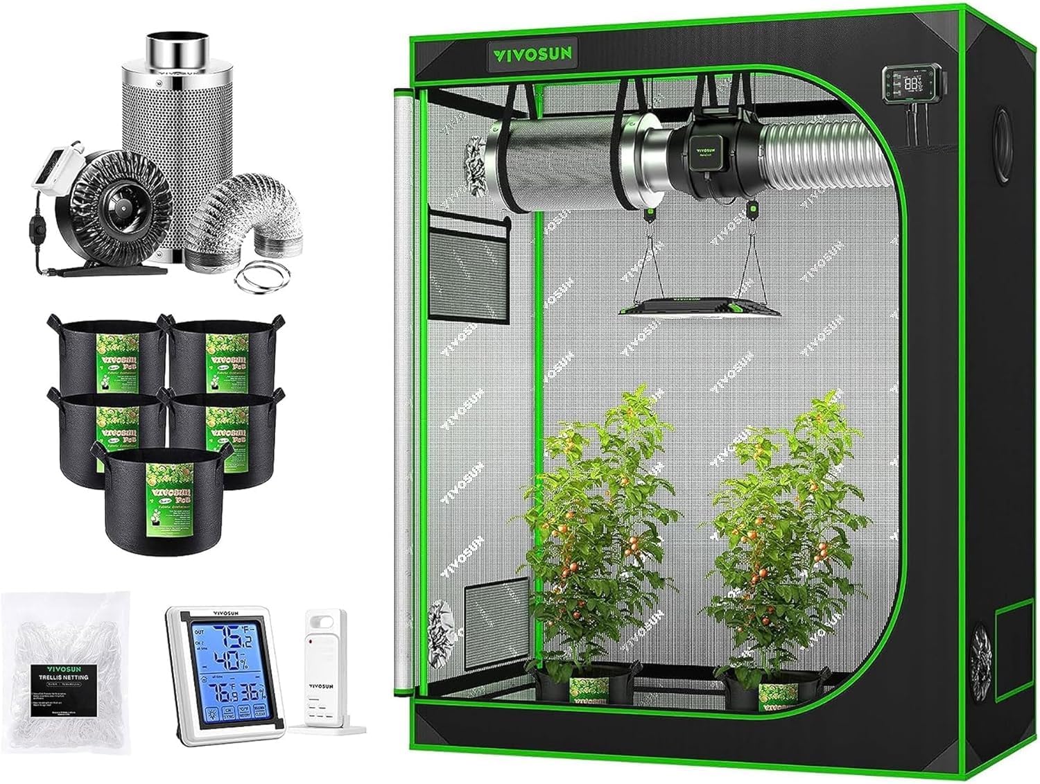 VIVOSUN Complete Grow Tent Kit - Maximize Your Indoor Growing Space!