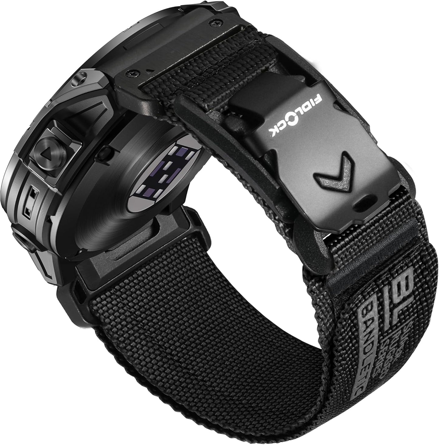 Bandletic Compatible Garmin Fenix 5 6 7 Watch Band - Rugged Nylon