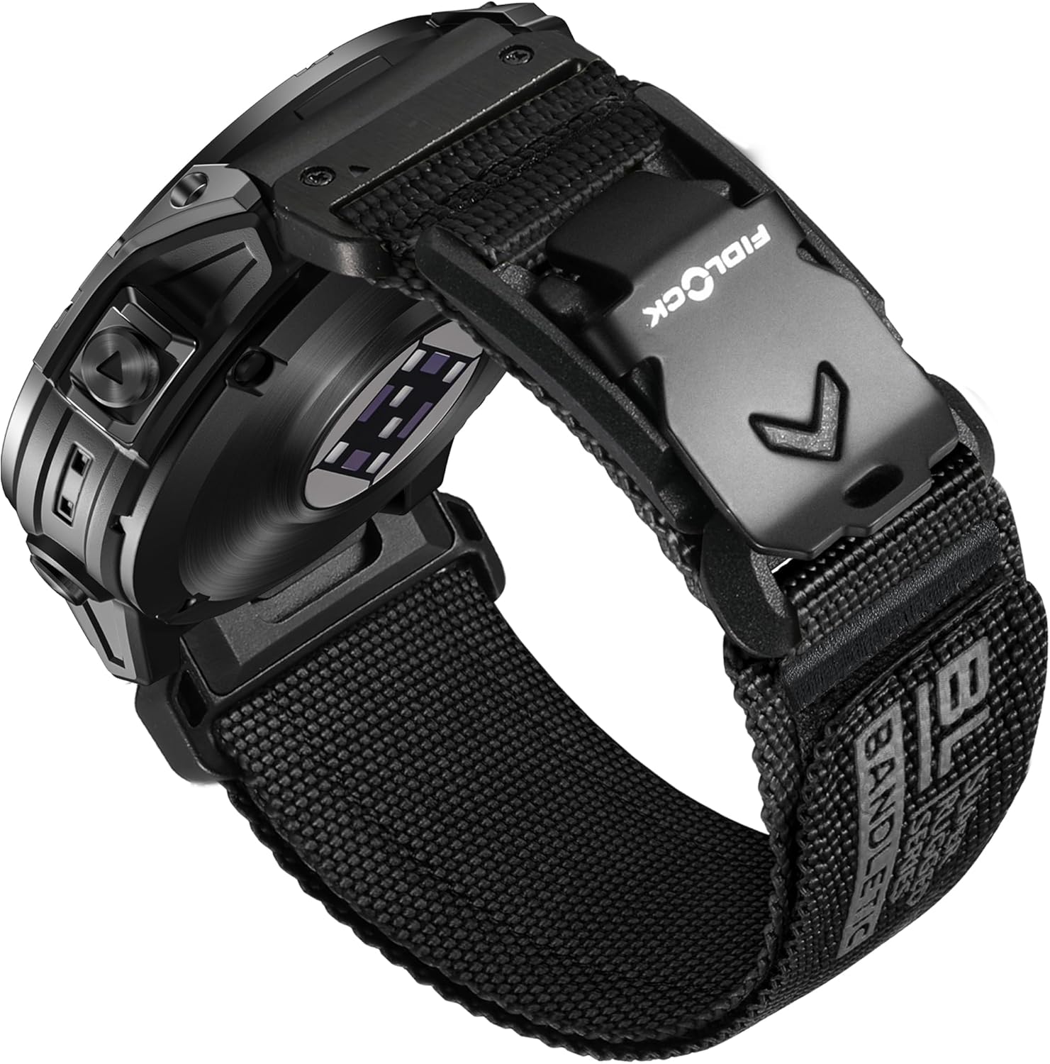 Bandletic Compatible Garmin Fenix 5 6 7 Watch Band - Rugged Nylon
