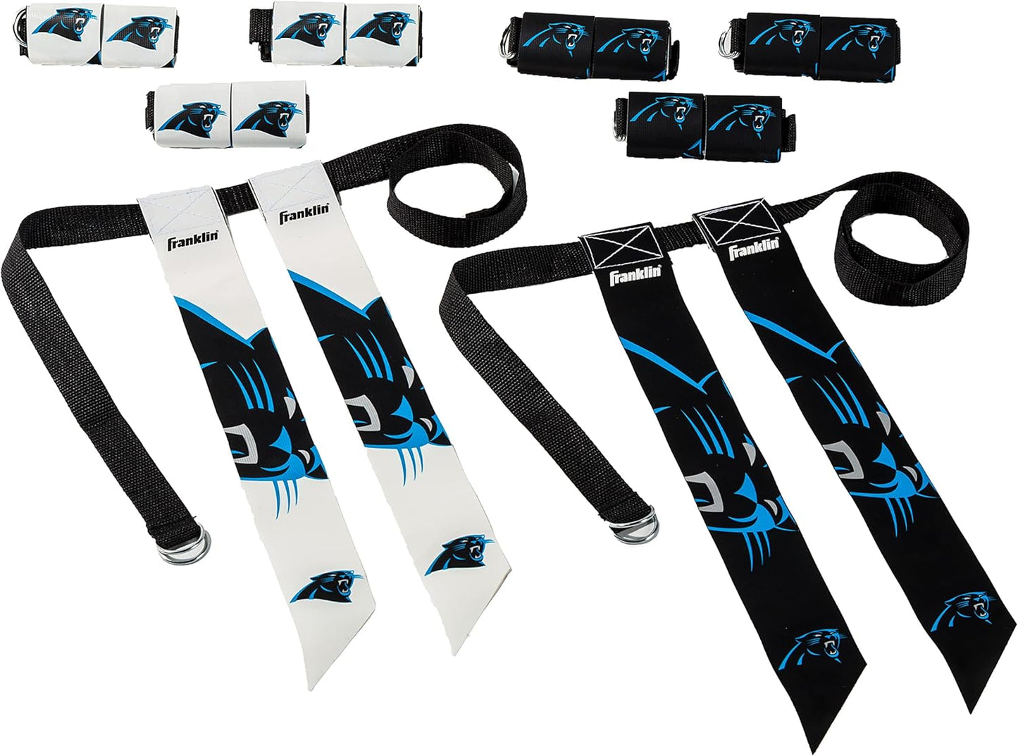 NFL Team Flag Football Sets for Kids and Adults - Carolina Panthers