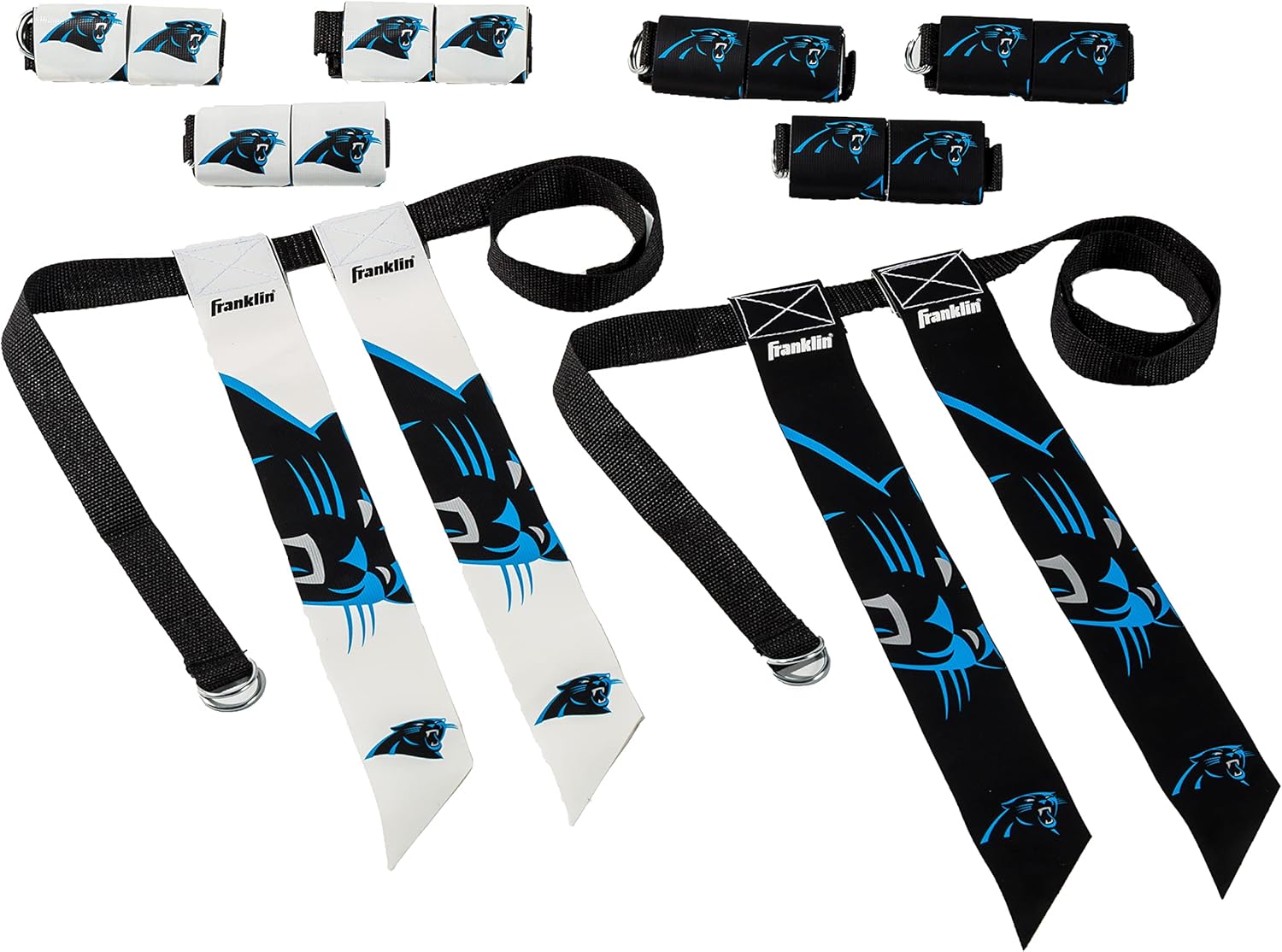 NFL Team Flag Football Sets for Kids and Adults - Carolina Panthers