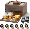 Whiskey Smoker Kit - All-in-One Whiskey Smoking Set with Ice Molds