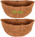2PCS 22 in Coconut Liners for Half Round Planters - Moisture Retention
