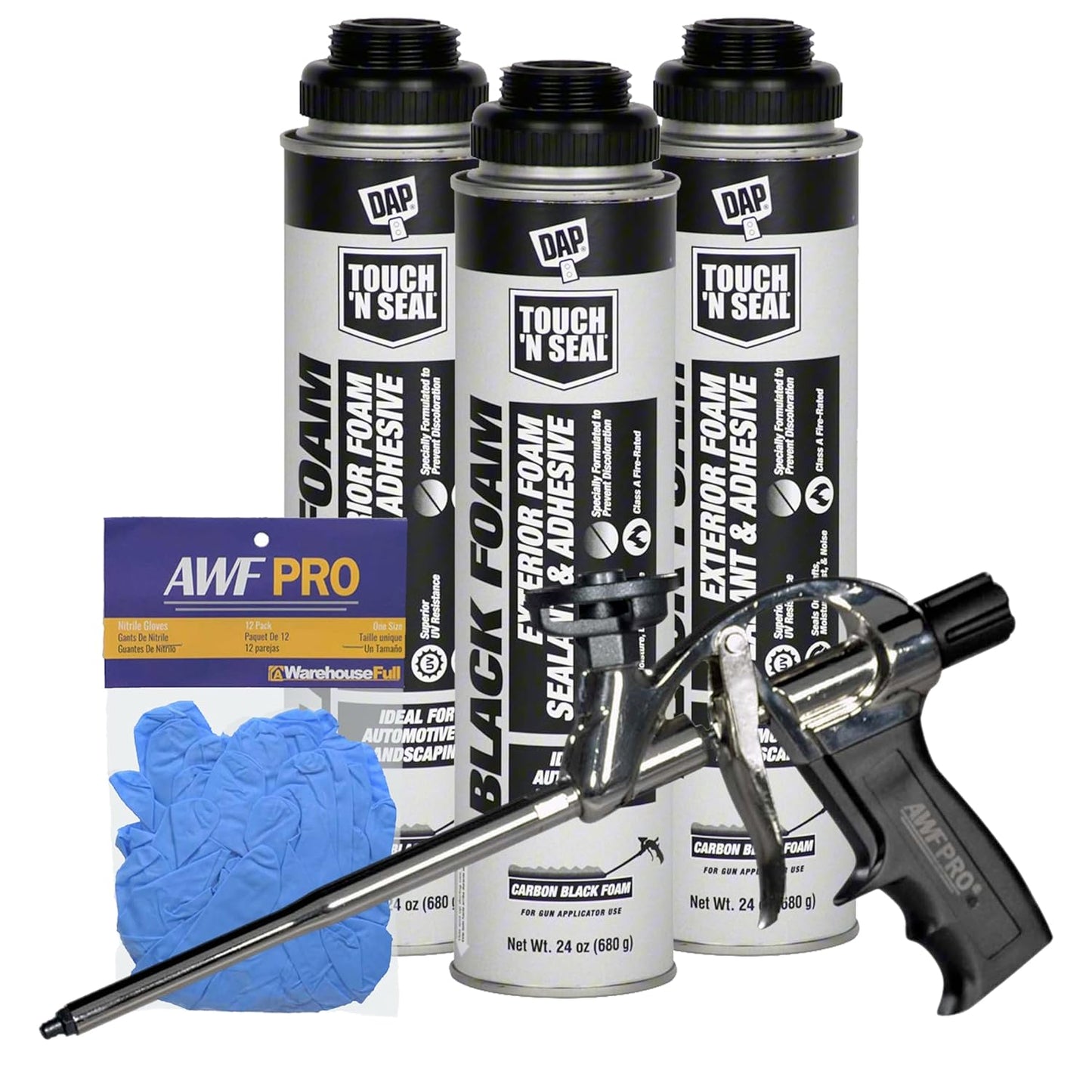 DAP Touch N Seal Black Spray Foam Sealant for Landscaping Needs