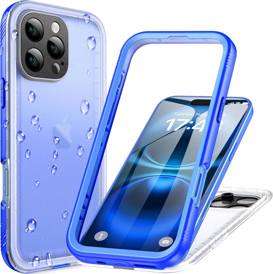 Cozycase Waterproof iPhone 16 Pro Case - Heavy Duty Protection