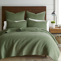 Levtex Home Cross Stitch King Size Quilt Set for Elegant Bedrooms