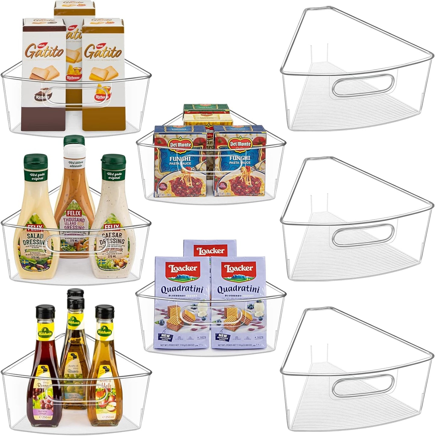 Lazy Susan Cabinet Organizer Bins for 26in 28in 32in Diameter