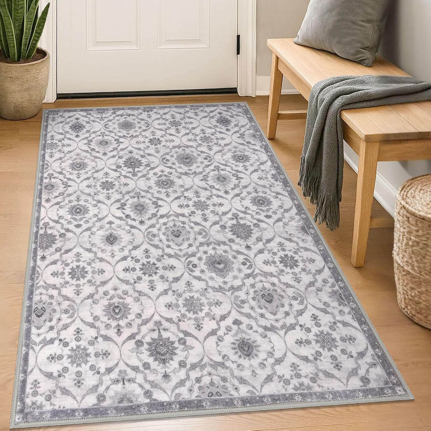 KILOCOCO 3x5 Moroccan Super Soft Area Rug for Living Room