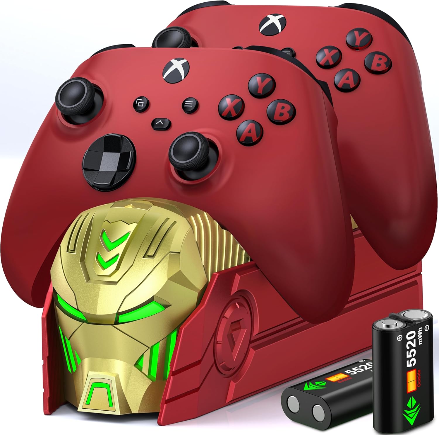 Xbox Charger Station for Controller with 2 Batteries and Covers